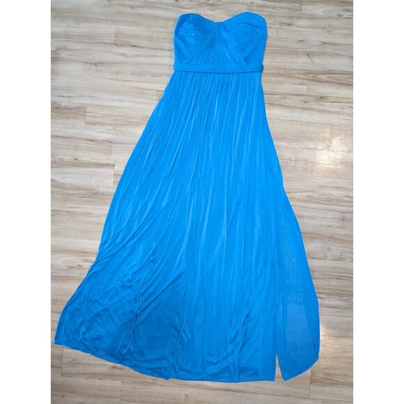 NWT Versa Convertible Blue Maxi 6 Dress Bridesmaid Wedding Prom Formal Feminine - Picture 2 of 16